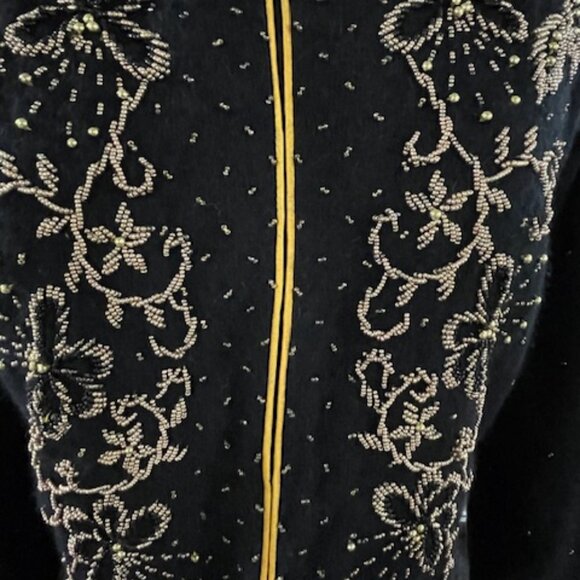 Antique Boutique Original Vintage Beaded Sweater - Rock the 80s! - Picture 9 of 14